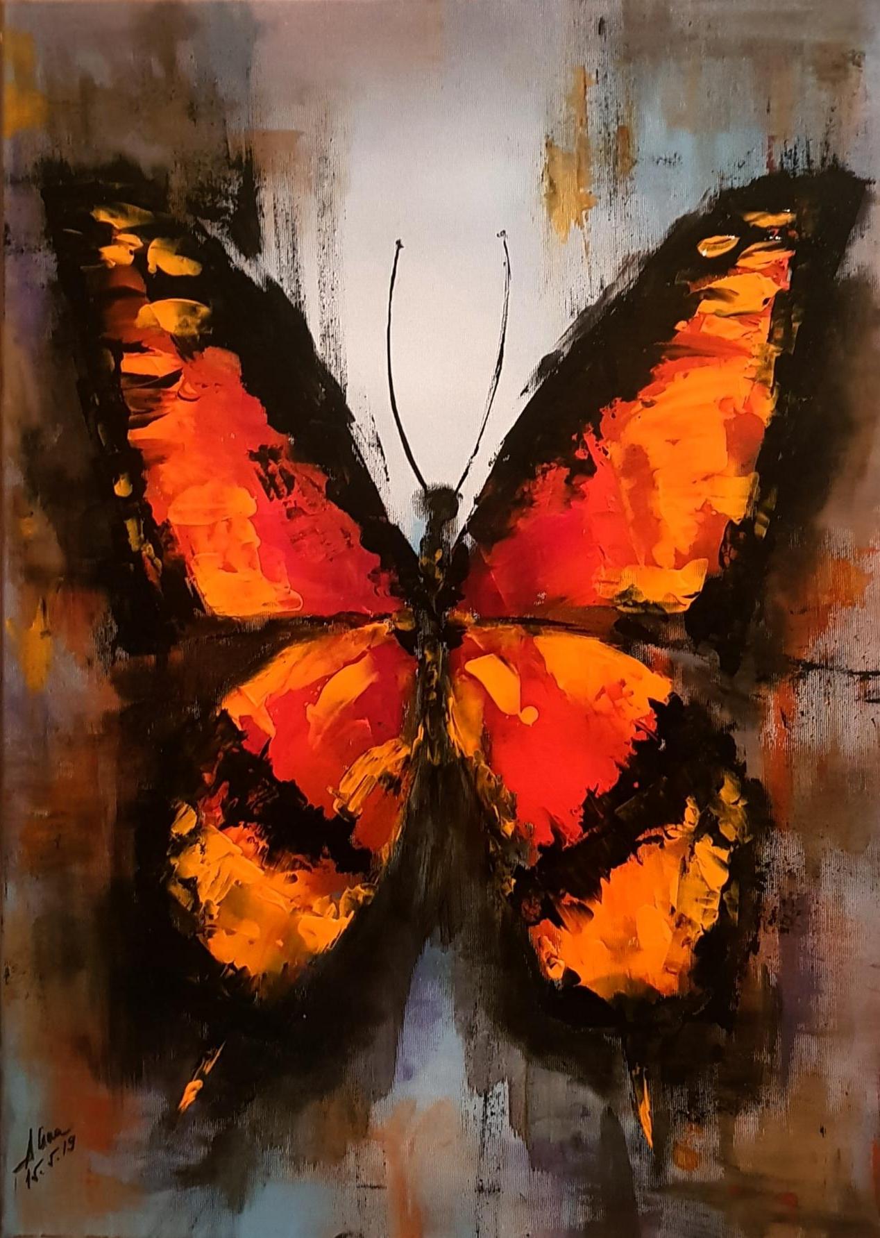 ArteDiAlina.com painting: twins wings
